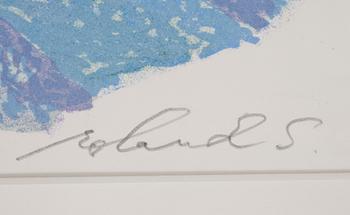 ROLAND SVENSSON, färglitografi, signerad och numrerad 34/250. 1977.