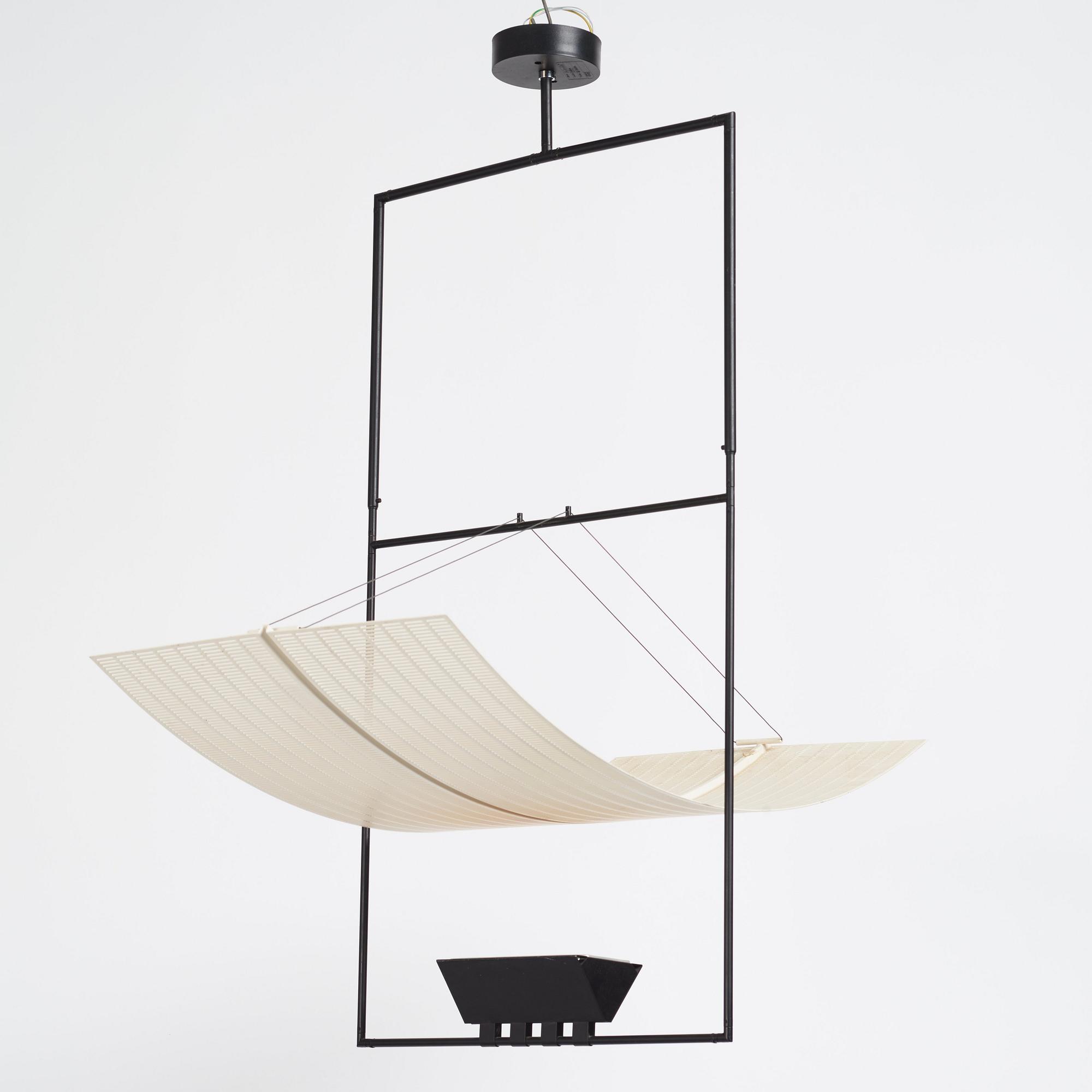 Mario Botta, a ”Zefiro” ceiling lamp, Artemide, Italy, 1980s.