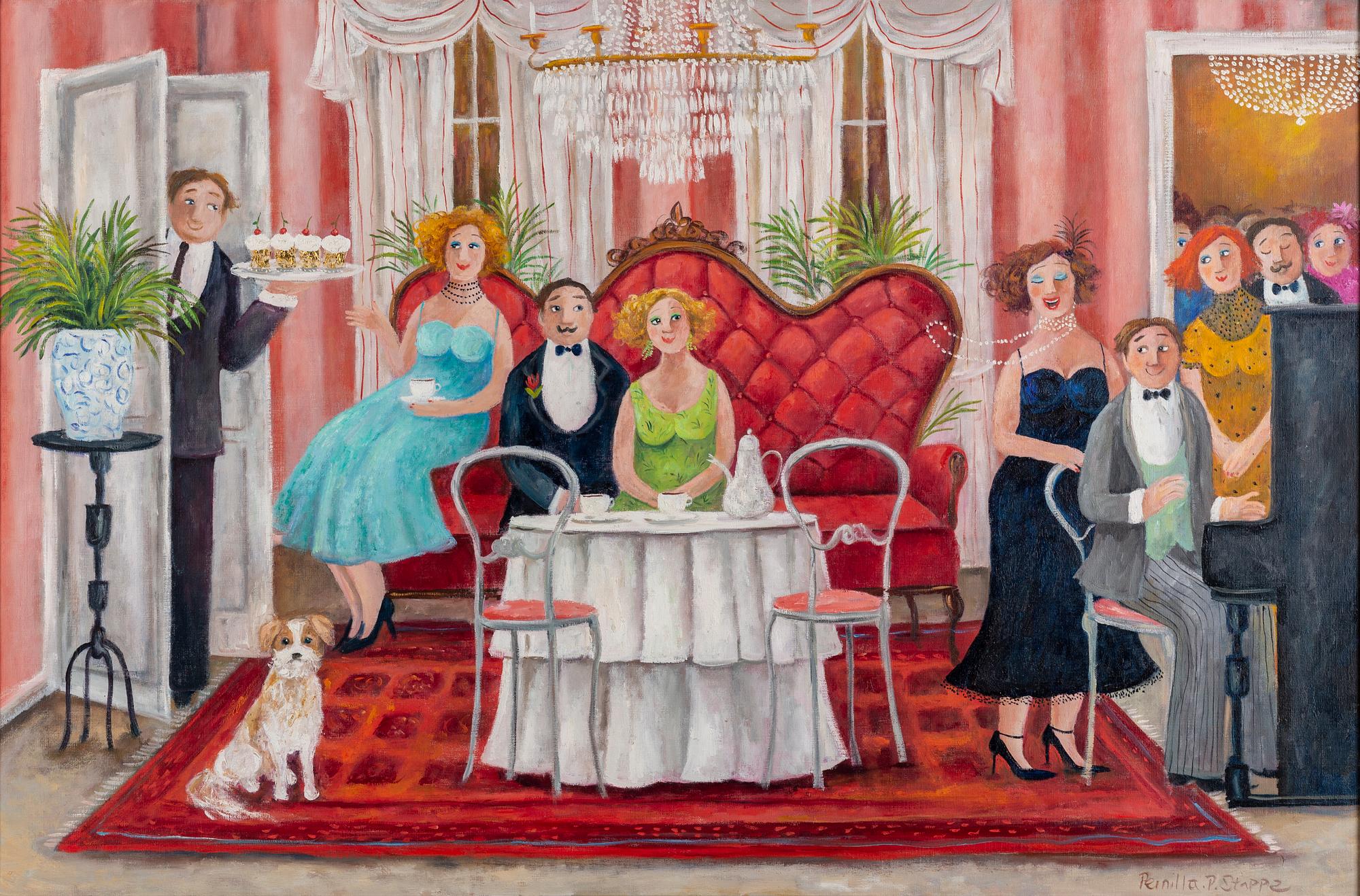 PERNILLA STAPPE, olja på duk, signerad.