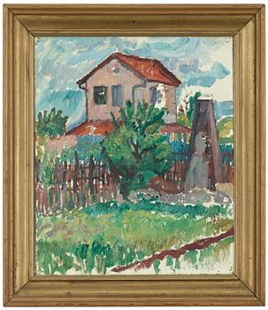 GÖSTA SANDELS, oil on canvas, indistinctly signed Sandels. Stretcher inscribed in pencil: "Sandels Paris 1911".