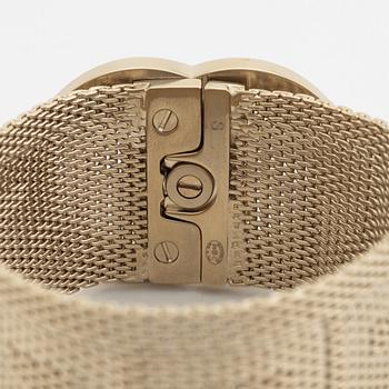 Chanel, a silver tone bracelet, size S.