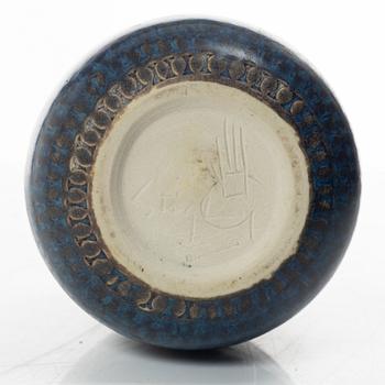 Stig Lindberg, a stoneware vase, Gustavsberg Studio 1964.