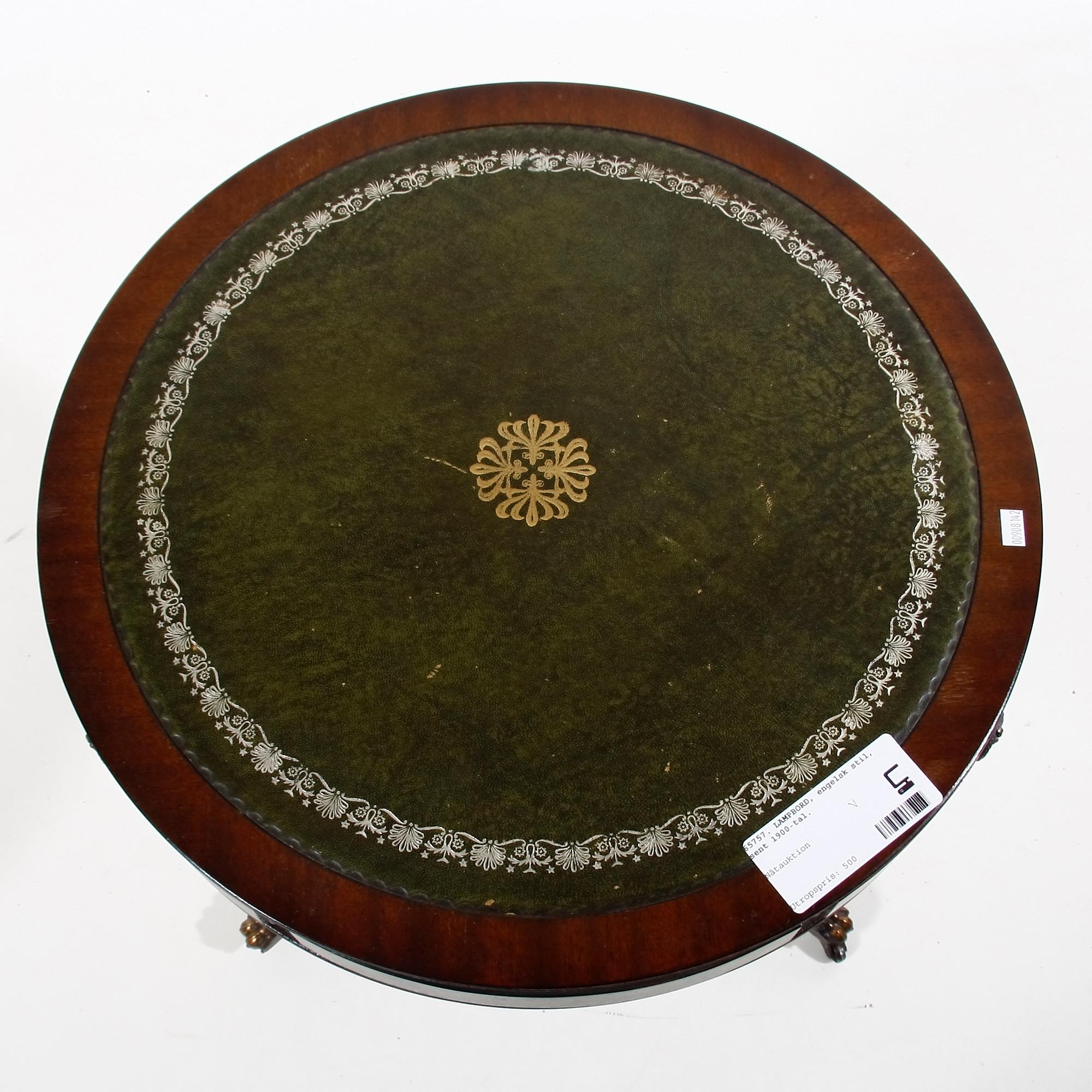 LAMPBORD, engelsk stil, sent 1900-tal.