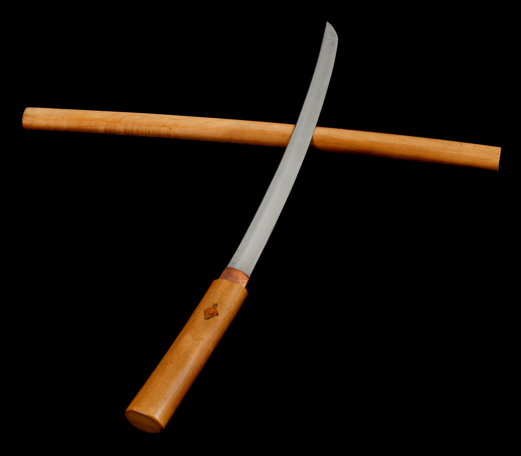 JAPANSKT SVÄRD, stål, sign Munemitsu, period Muromachi/ Momoyama (1392-1615).