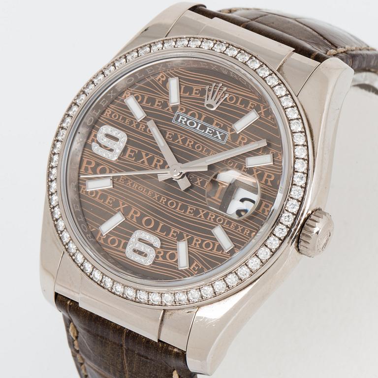 ROLEX, Datejust, "Wave dial".