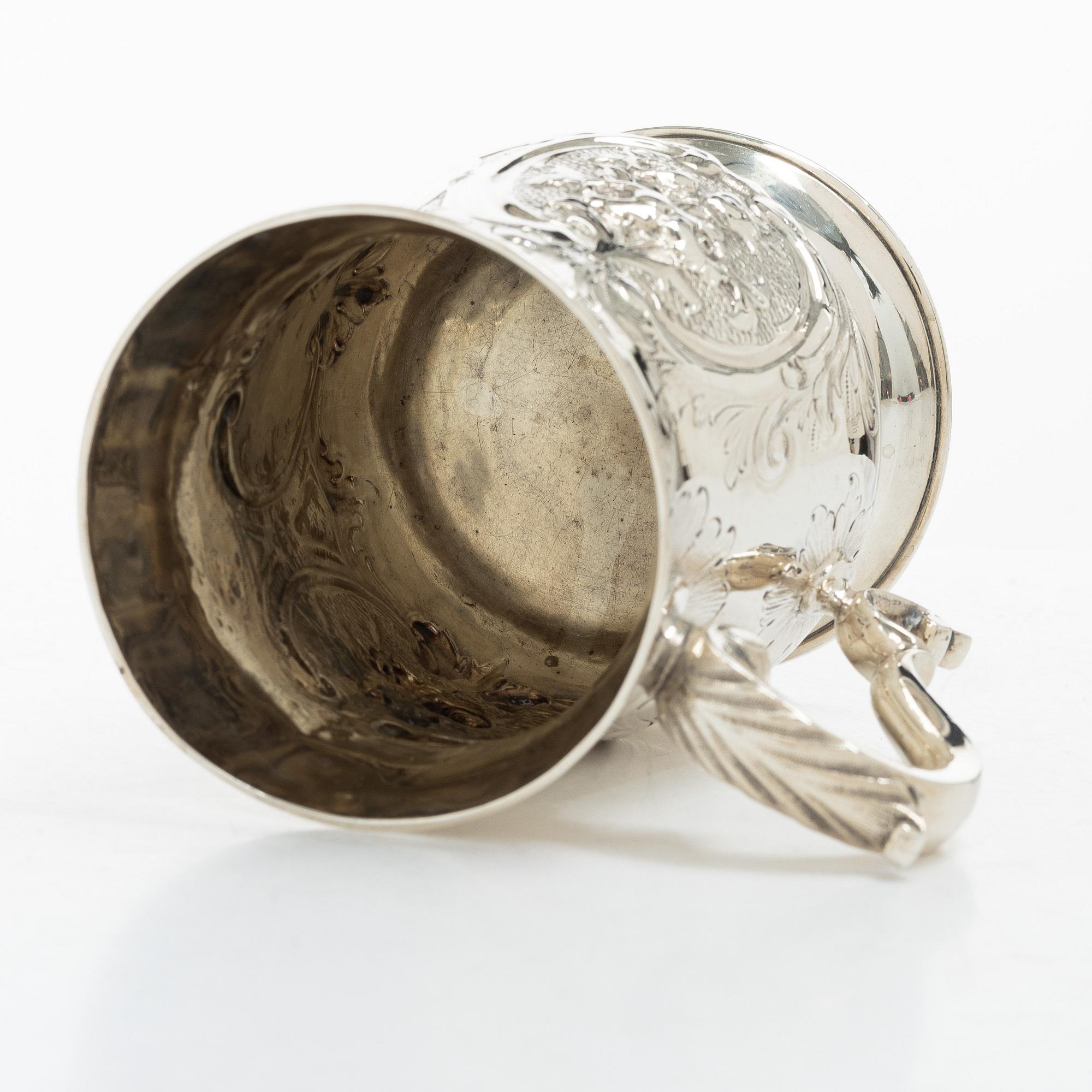 A British silver tankard, mark of John King, London 1778-79.