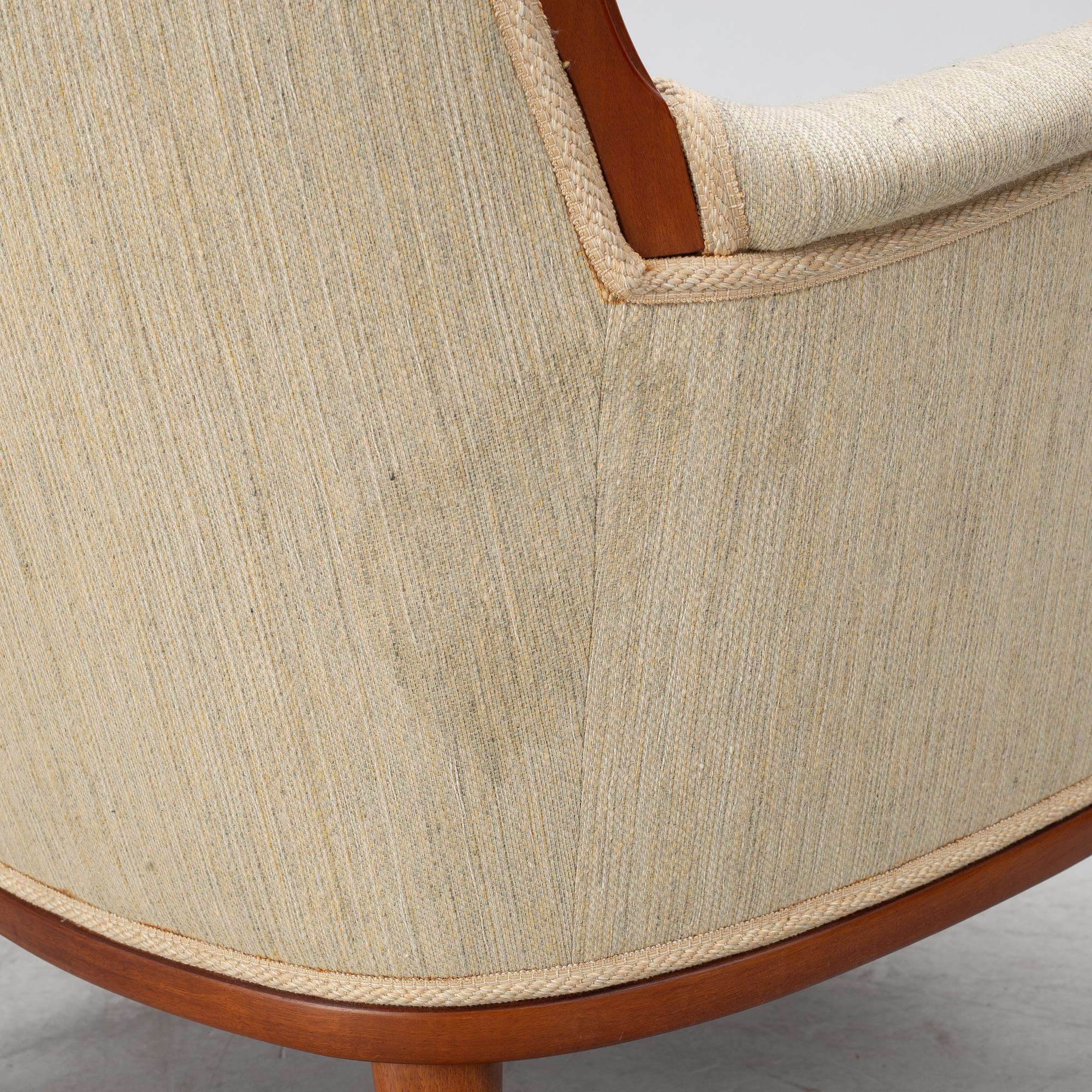 Carl Malmsten, fåtölj, "Vår Fru", O.H.Sjögren, 1900-talets andra hälft.