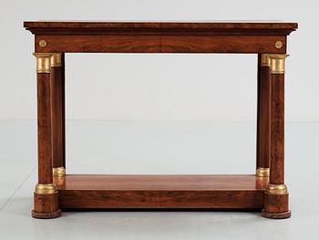 A Swedish Empire console table, 19th Century.