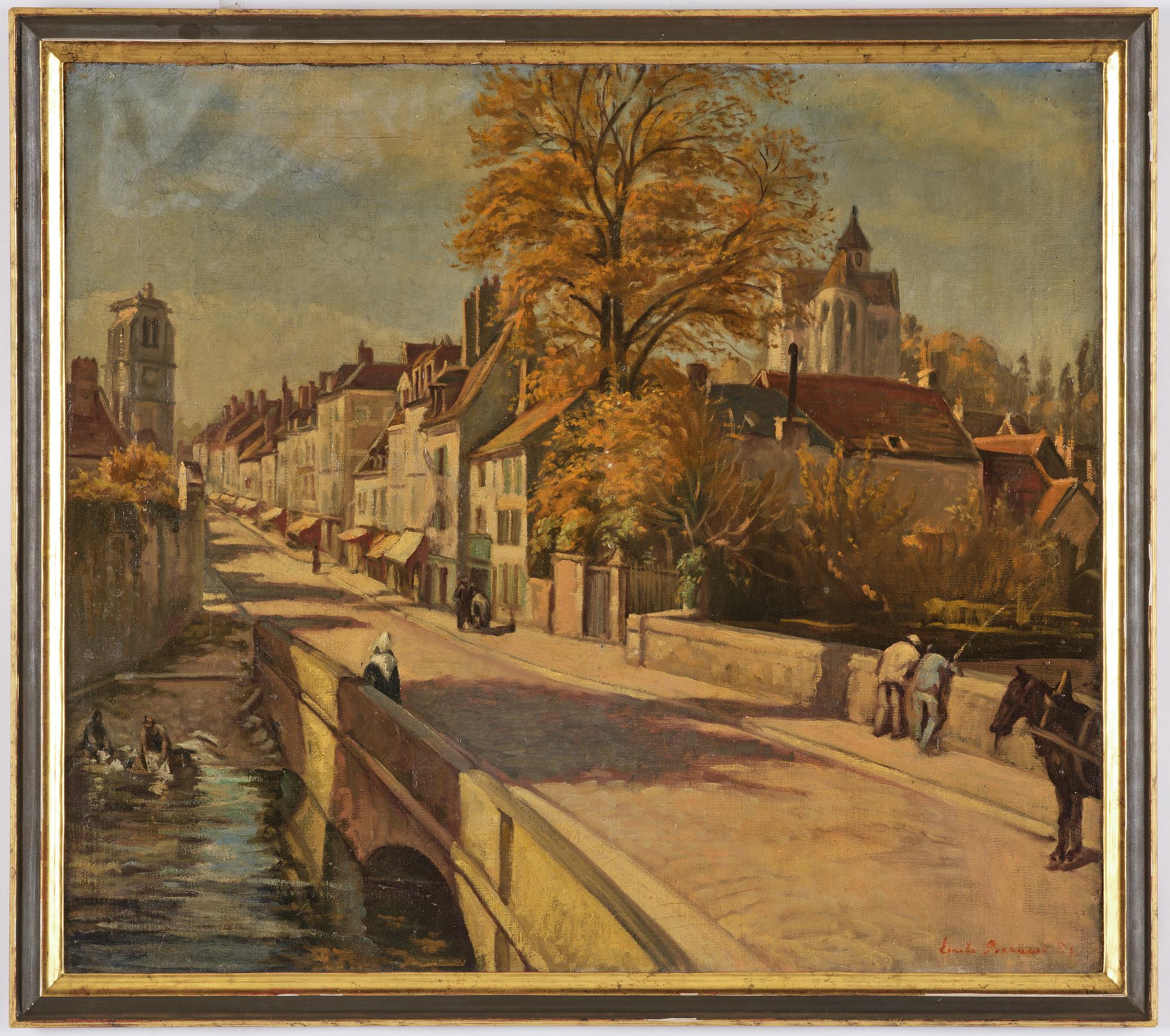 Émile Bernard, "Paysage de Tonnerre".