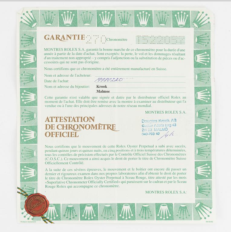 Rolex, Oyster Perpetual, Datejust, "Dégradé Diamond Dial", wristwatch, 26 mm.