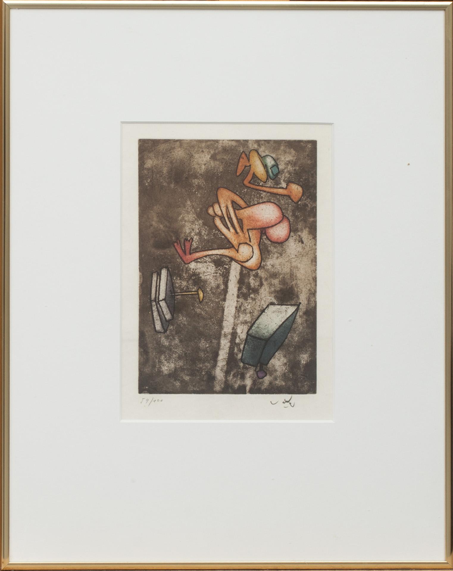 ROBERTO MATTA, etsning, signerad och numrerad 59/100.