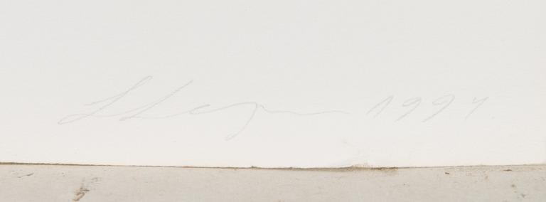 Portfolio of ten serigraphs, signed and dated -94, numbered EA 14/50.