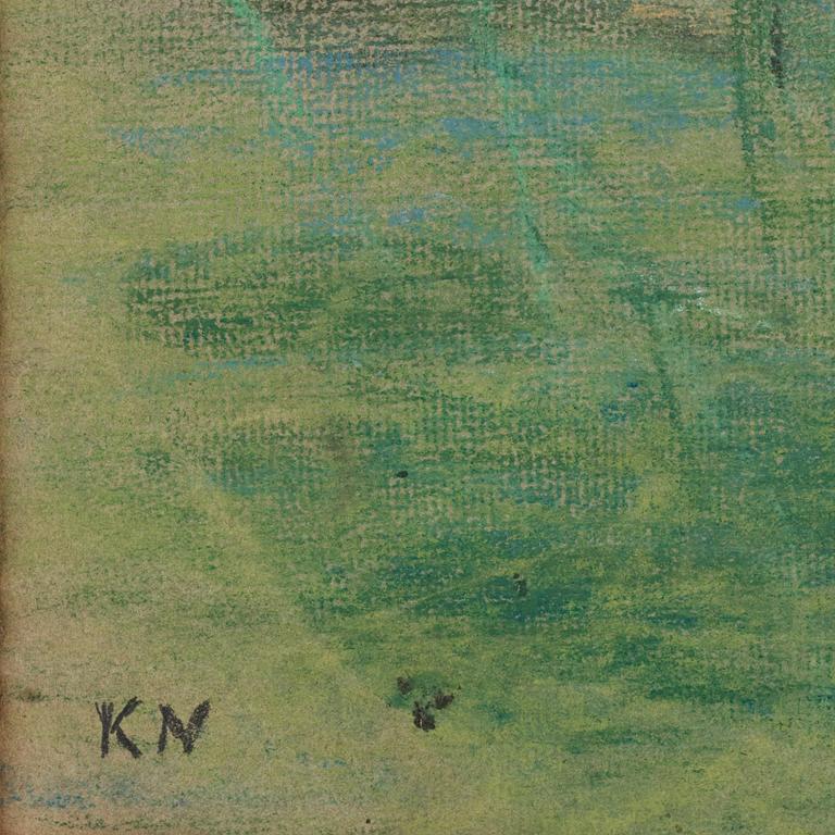 KARL NORDSTRÖM, pastel, signed KN.