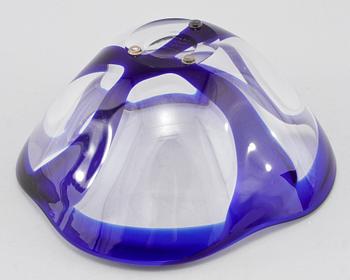 SKÅL, glas, Bertil Vallien, Kosta Boda Åfors, signerad,  1900-talets sista kvartal.