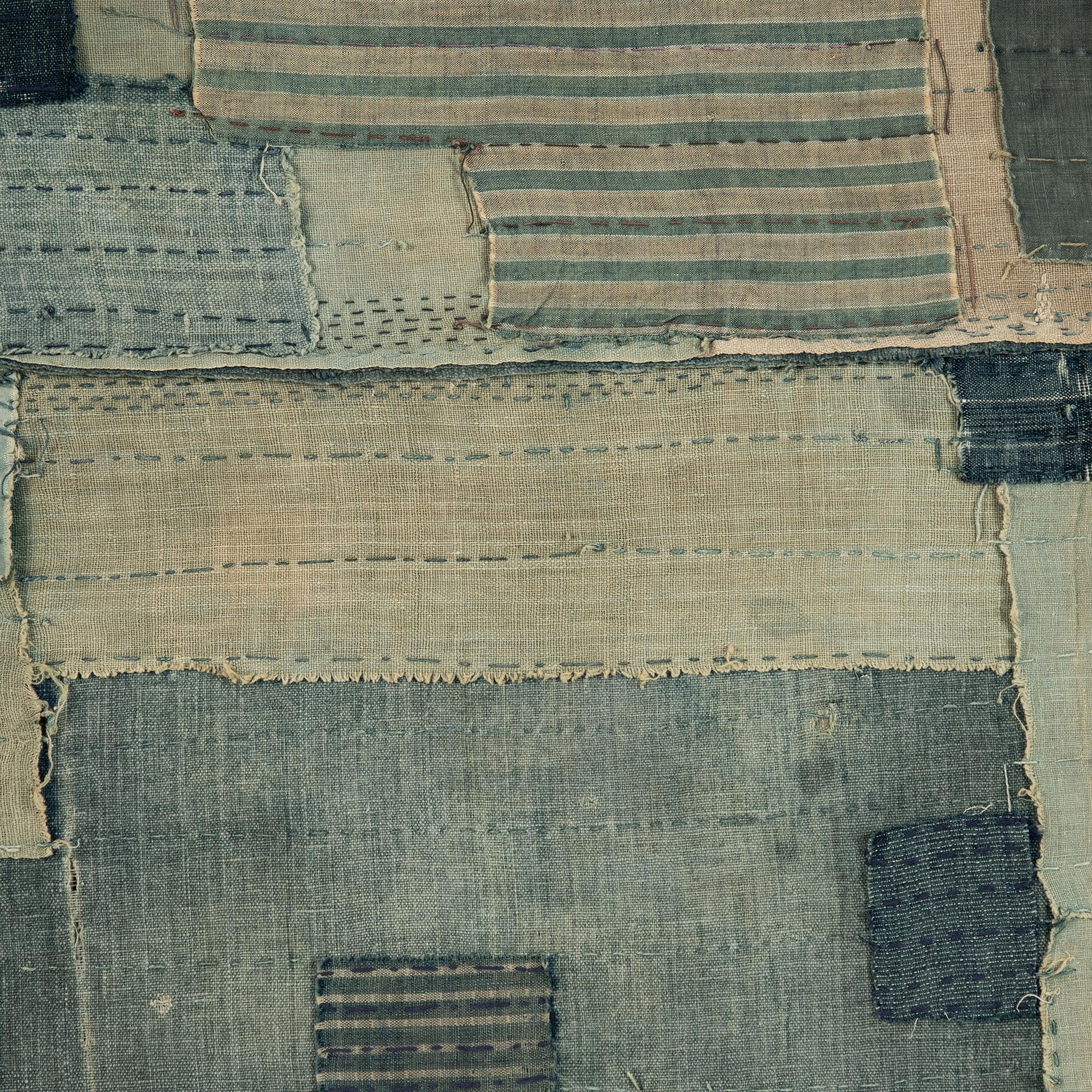 Boro-textil, bomull, Japan, sent 1800-tal/omkring 1900.