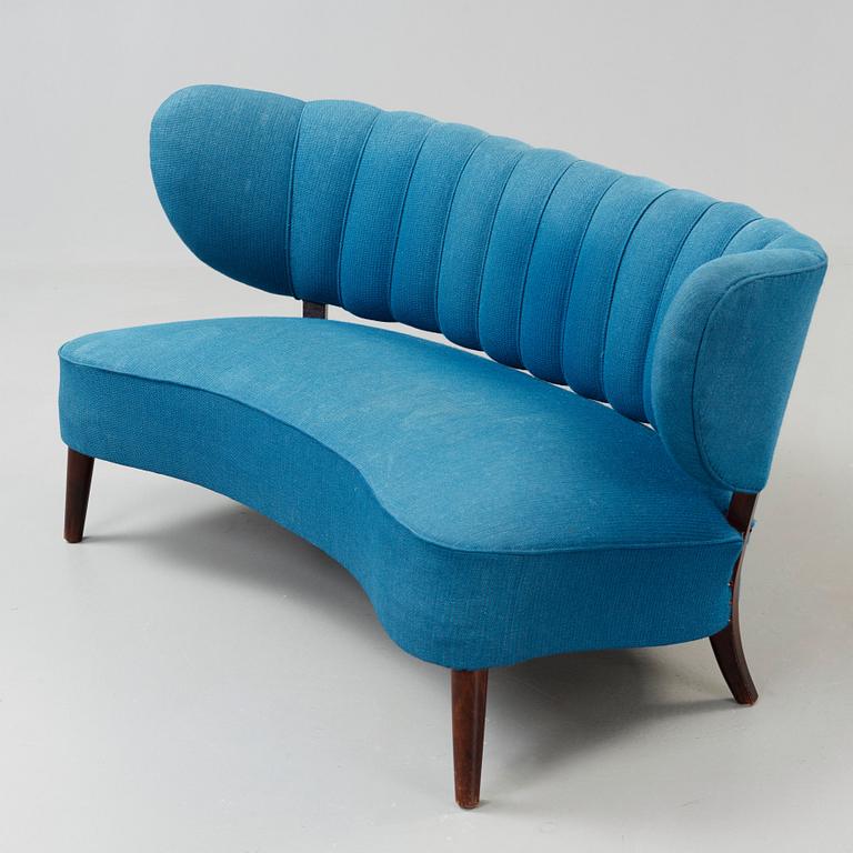 An Otto Schulz sofa, Jio-Möbler, Jönköping, Sweden probably 1950's.