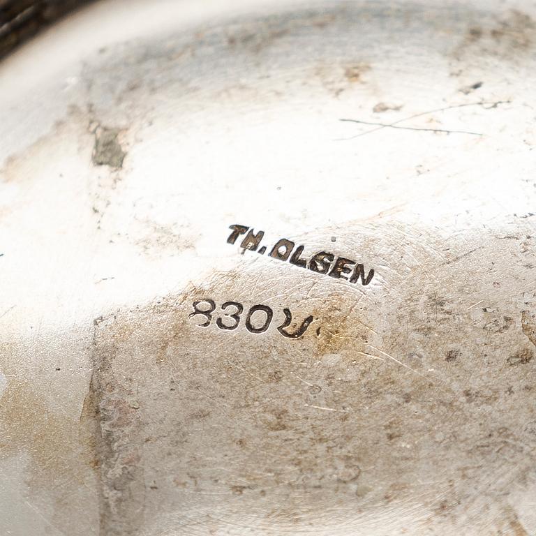 Theodor Olsen, Malja, hopeaa, Norja.