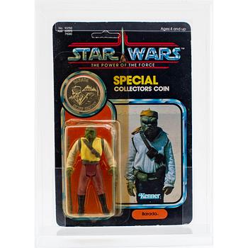 STAR WARS, 4 st, Barada, Amanaman, Imperial Dignitary & The Emperor, POTF, Kenner 1984.