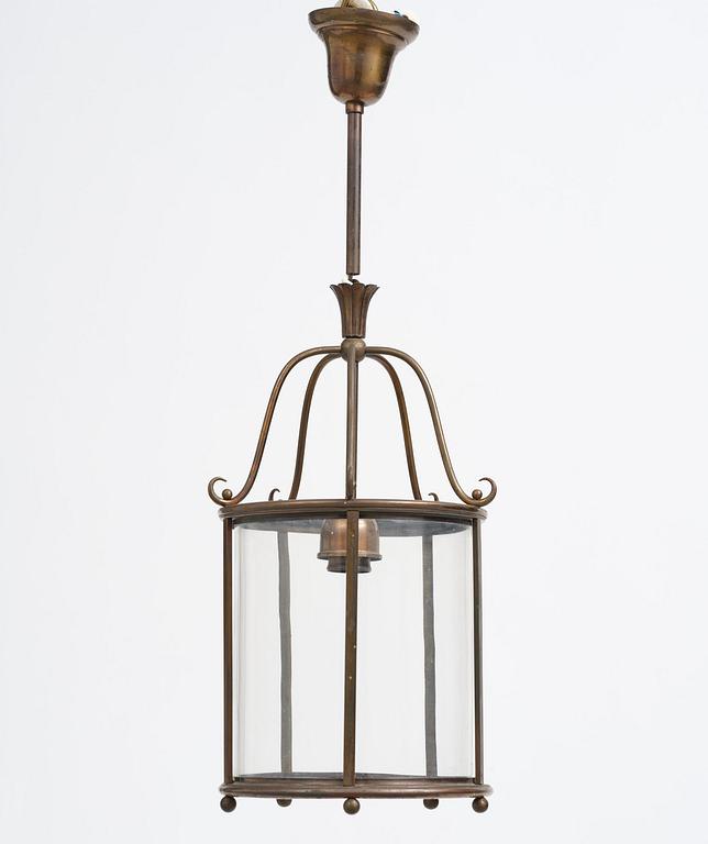 Harald Notini, a ceiling lamp model "6051", Arvid Böhlmarks Lampfabrik, Stockholm, 1920s-30s.