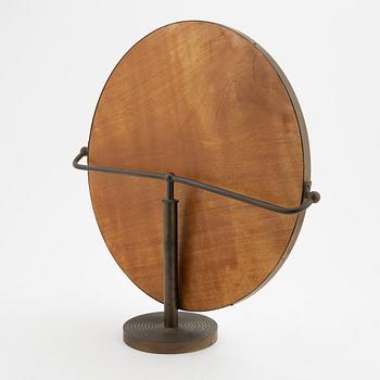 Josef Frank, a brass model '2214' table mirror, Firma Svenskt Tenn, Sweden.