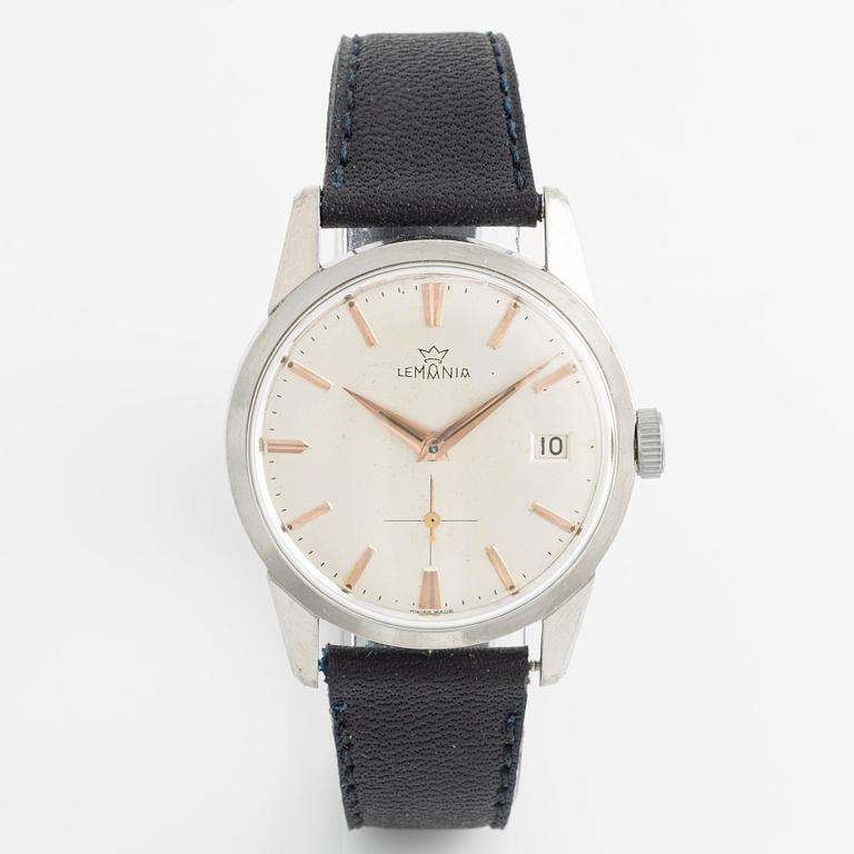 Lemania, armbandsur, 35 mm.