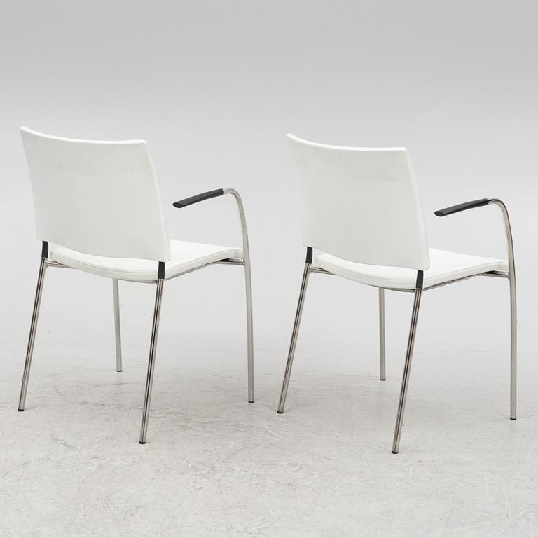 Johannes Foersom & Peter Hiort-Lorenzen, a set of eight 'Spira' chairs, Lammhults.