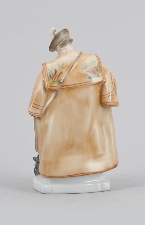 FIGURINER, 2 st, porslin, Herend, Ungern.