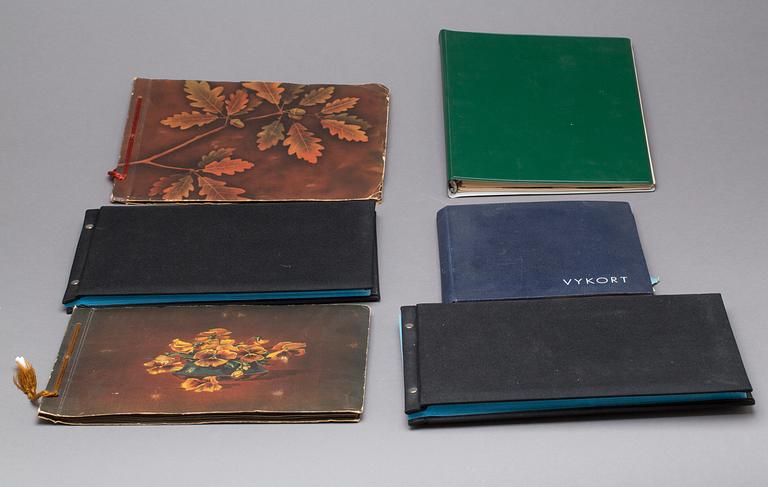 VYKORTSALBUM, 6 st, Sverige. 1900-tal.