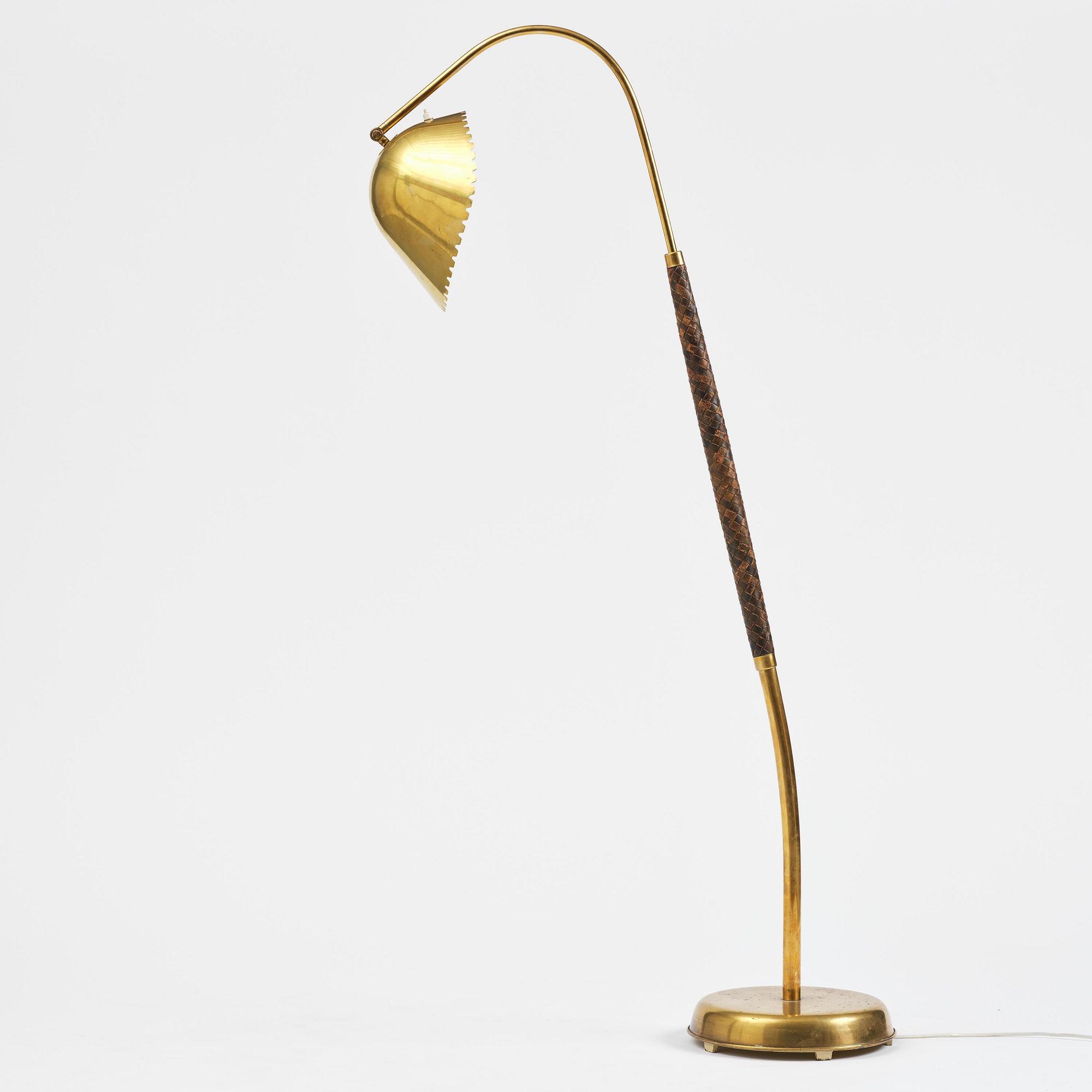 Asea, a rare Swedish Modern floor lamp model A5000, 1940s.