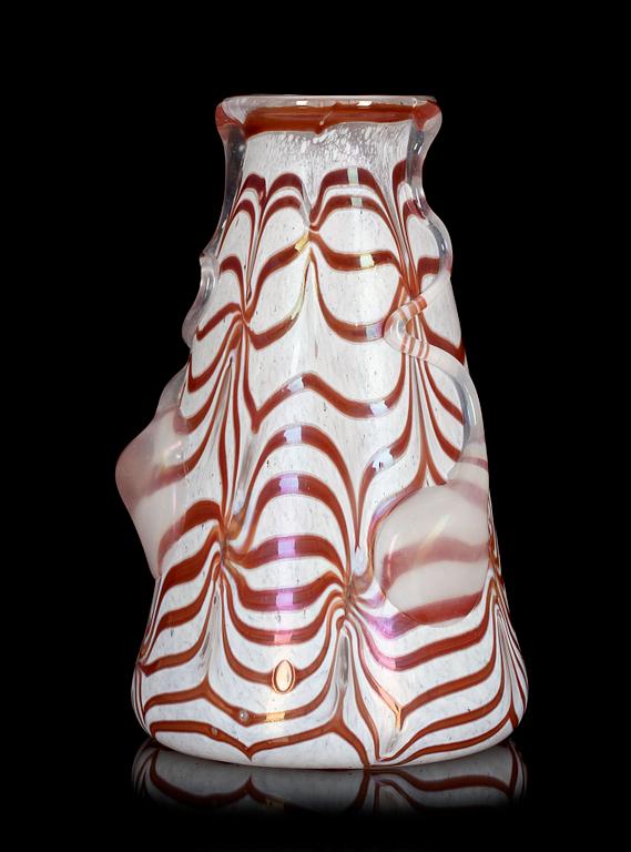 VAS, glas, Sergio Rossi Murano. Sign.