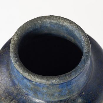 A Kashan pottery vase, central Persia 13th century.