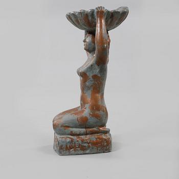 FONTÄNSKULPTUR, målad stenmassa, 1900-talets andra hälft.