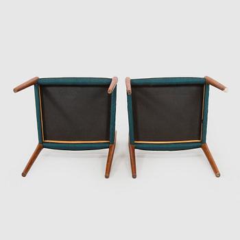 Niels Otto Møller, tuoleja, 6 kpl, malli 77, J.L. Møllers Møbelfabrik, Tanska, 1960-luku.