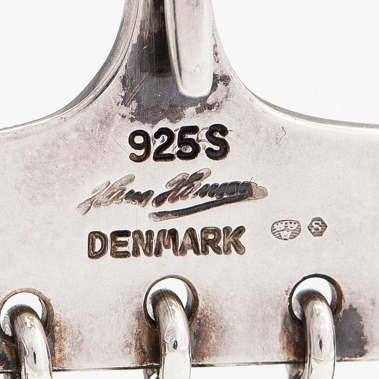 Bent Gabrielsen, a sterling silver pendant for Hans Hansen, Denmark.