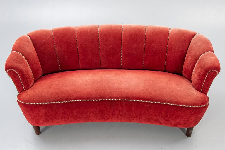 Sofa, probably Otto Schultz, 1940s-50s.