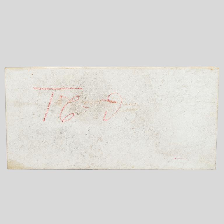 Jonas Frisk, Konsolipöytä, signeerattu J Frisk (toiminut 1805 - 1824), Tukholman hallileima, epäselvä vuosi. Myöhäiskustavilainen.