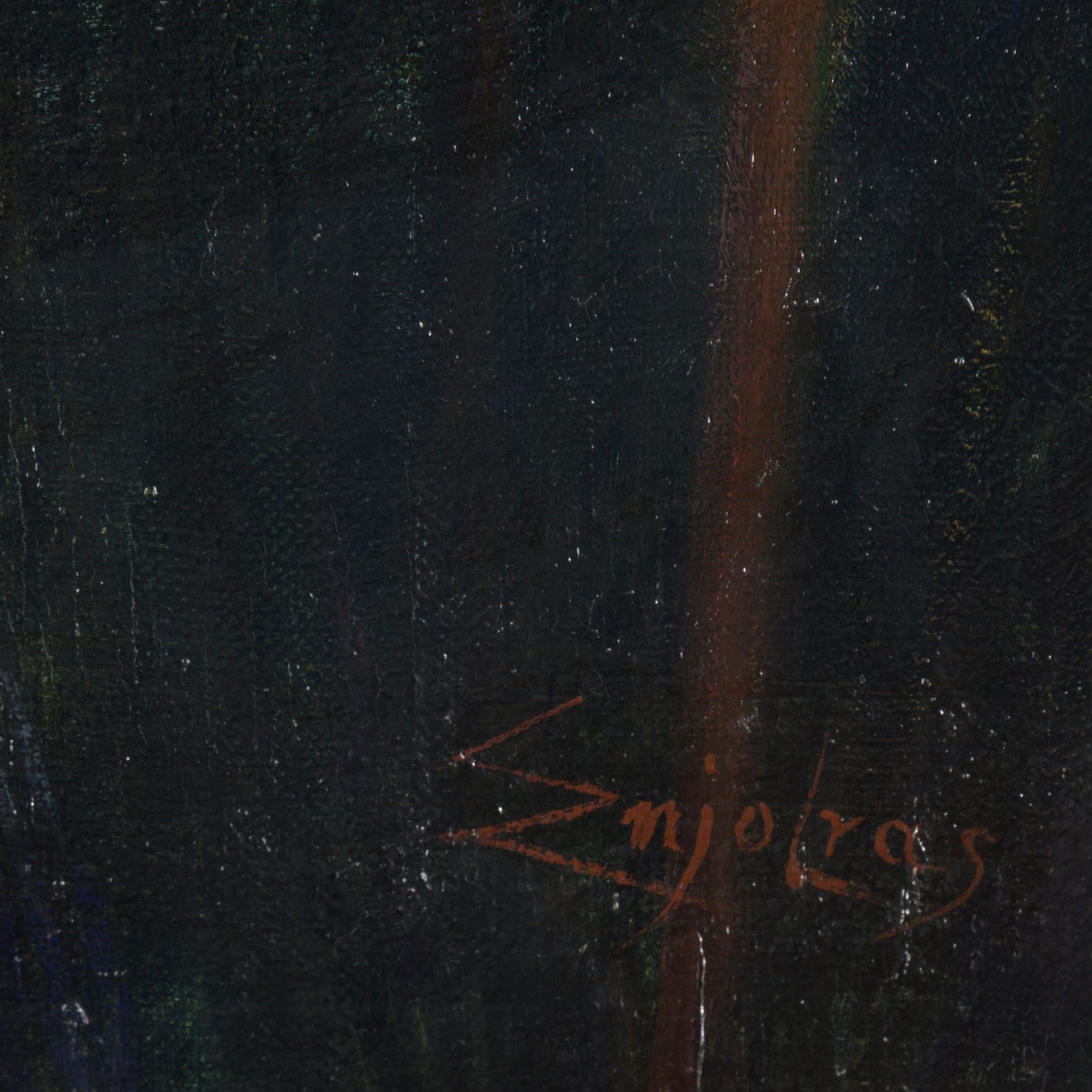 DELPHIN ENJOLRAS, oil on canvas, signed.