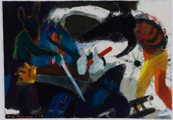 Olle Bonniér, Composition with a cane and a ladder.