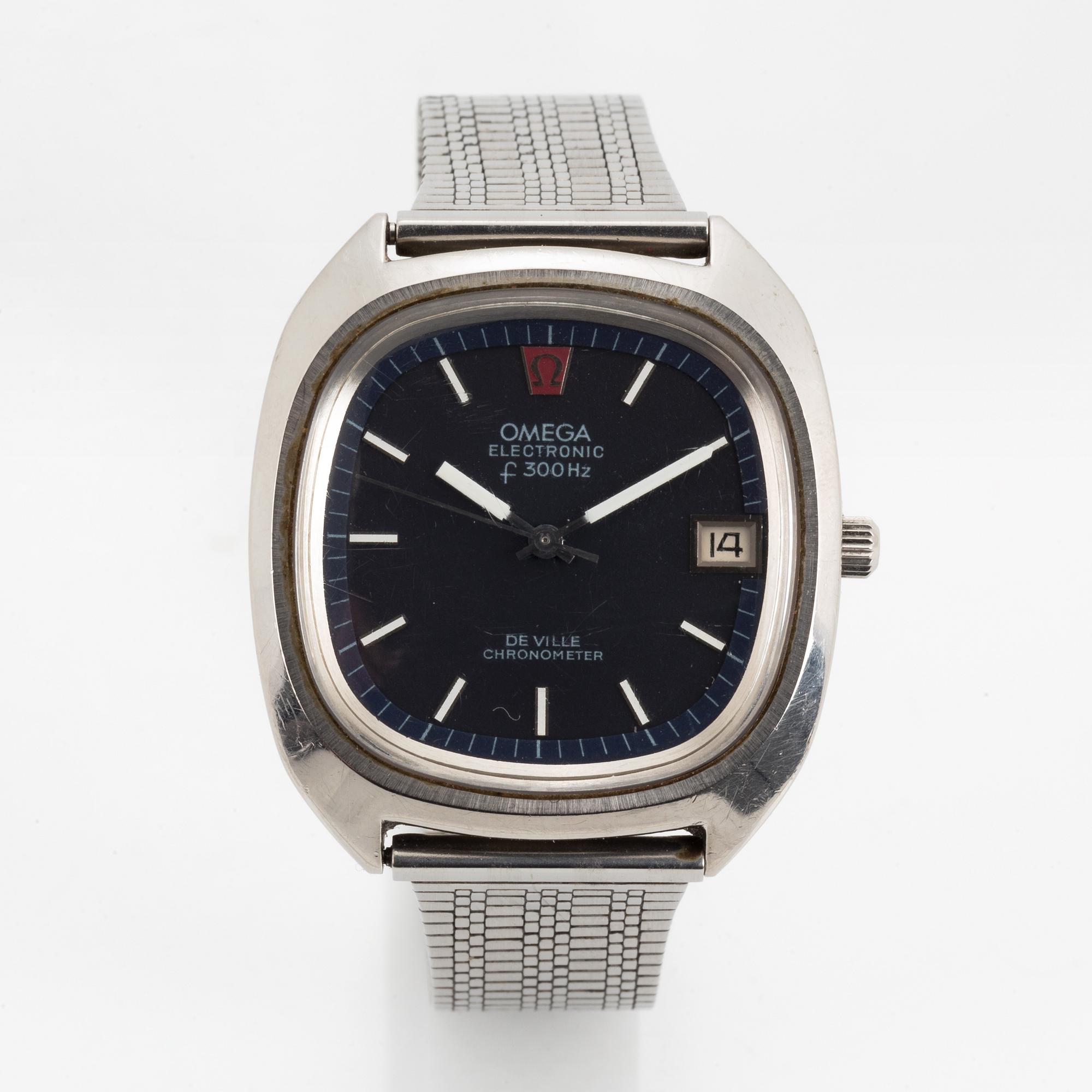 Omega, De Ville, Electronic (f300Hz), wristwatch, 37,5 mm.
