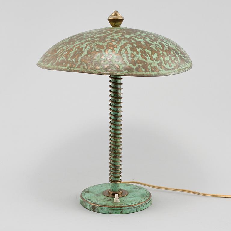 BORDSLAMPA, omkring 1900-talets mitt.