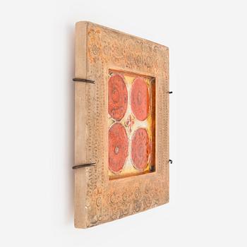 Rut Bryk, relief, stoneware, signed BRYK.