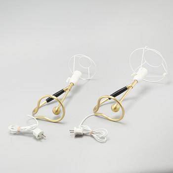 A pair of table lamps from Le Klint, second half of the 20th century.