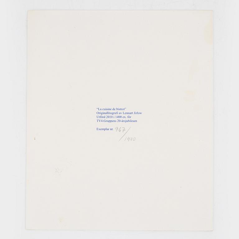 Lennart Jirlow, "La cuisine de bistrot",