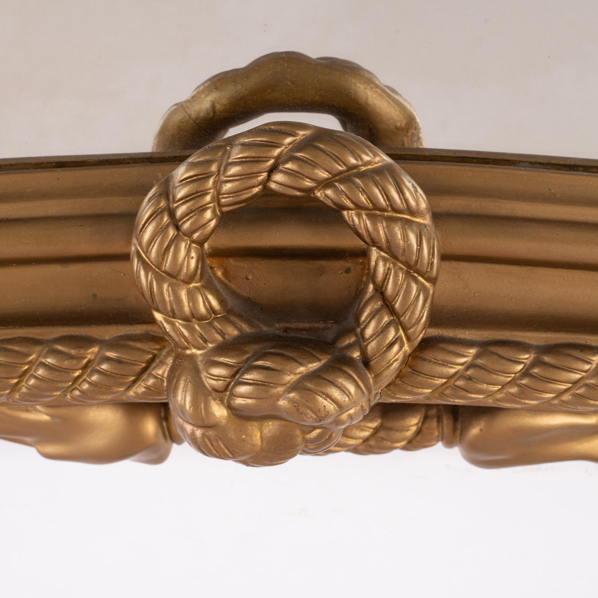 An early 20th century mirror.