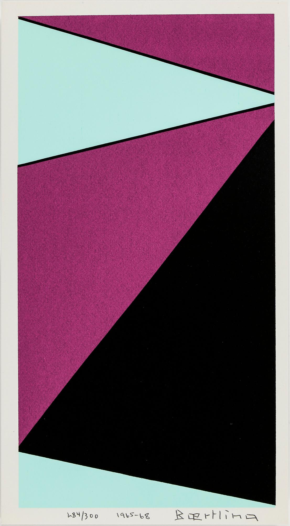 OLLE BAERTLING, färgserigrafi, 1965-68, signerad och numrerad 284/300.