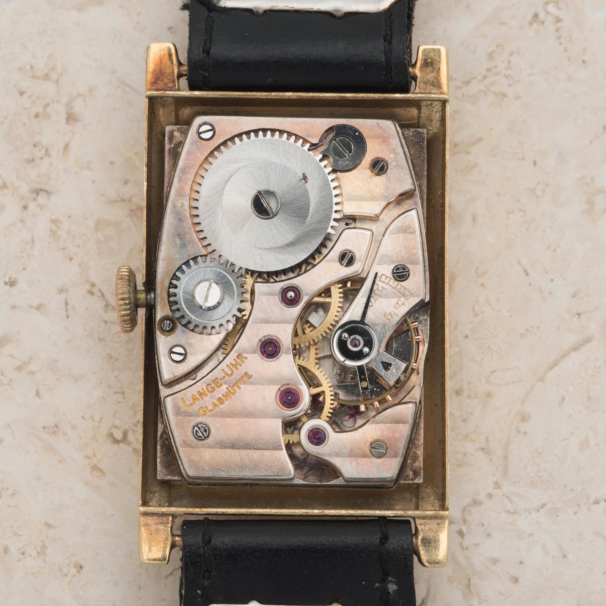 LANGE-UHR, Glashütte I/SA, A. Lange & Söhne, armbandsur, 31,5 x 30 (37) mm,