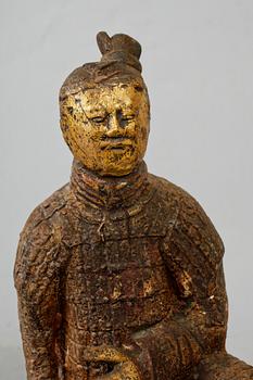 FIGUR, gjutjärn, orientalisk, 1900-/2000-tal.