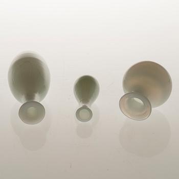 TAPIO WIRKKALA OPAALILASIPULLOJA 3 KPL. Signeerattuja.