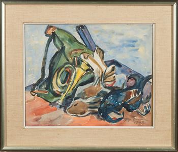 YRJÖ SAARINEN, watercolour, signed and dated 1942.