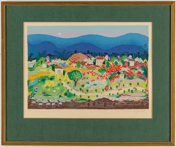 LENNART JIRLOW, lithograph in colours, 1978, signed EA.